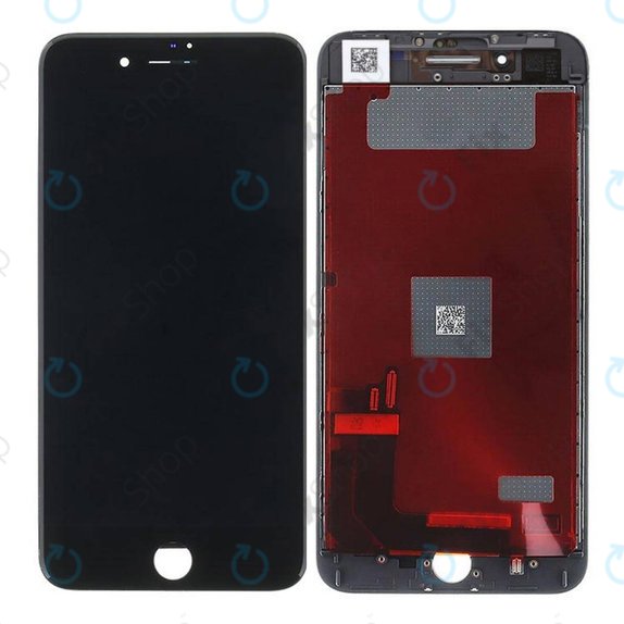 Apple iPhone 8 Plus - LCD Display + Touchscreen Front Glas + Rahmen (Black) Refurbished