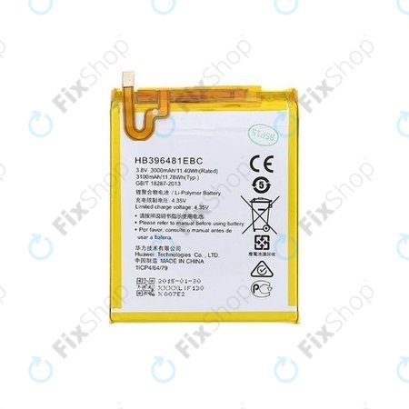 Huawei G8, Y6 II, Honor 5X - Akku Batterie HB396481EBC 3100mAh
