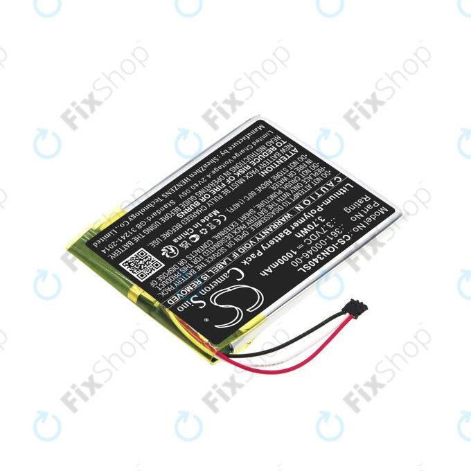 Akku batterie für Garmin Dash Cam 20, Nuvi 3400, 1000mAh, Li-Pol, 3.7V, 361-00046-00, HQ