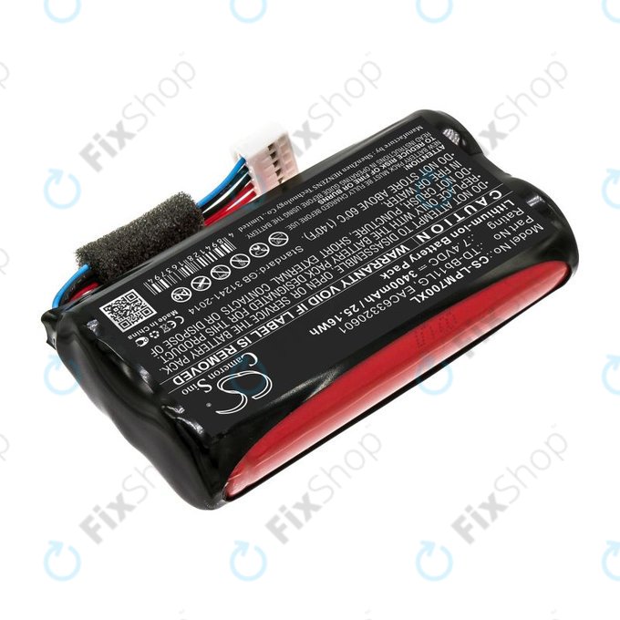 Akku batterie für LG Music Flow P7, Xboom Go PK7, 3400mAh, Li-Ion, 7.4V, TD-Bb11LG, HQ