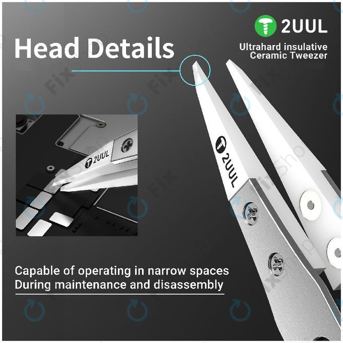 Präzisionspinzette, keramikisoliert, 2UUL TW31