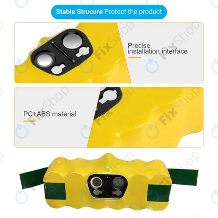 iRobot Roomba 500, 600, 700, 800, 900-series, R3, Scooba 450, Vileda 137173 - Akku Batterie 11702, GD-Roomba-500, VAC-500NMH-33 Ni-MH 14.4V 3300mAh