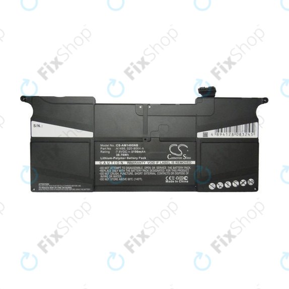Apple MacBook Air 11" A1465 (Mid 2013 - Early 2015) - Akku Batterie A1495 5100mAh HQ