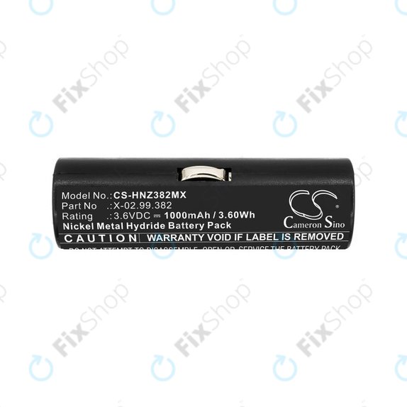 Akku batterie für Heine Ophthalmoscope Beta 200, 1000mAh, Ni-MH, 3.6V, X-02.99.382, HQ