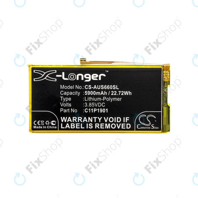 Asus ROG Phone 2 ZS660KL - Akku Batterie C11P1901 5900mAh HQ