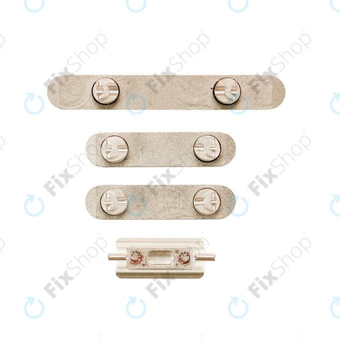 Apple iPhone XS Max - Einschalt- Silent Mode und Lautstärke Tasten (Gold)