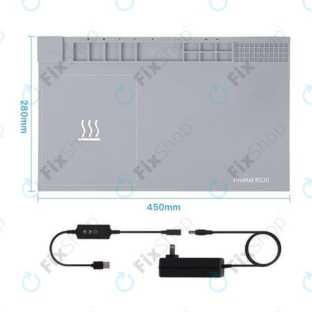 Refox ProMat RS30 - Heizkissen - LCD-Bildschirmtrenner - 45 x 28cm