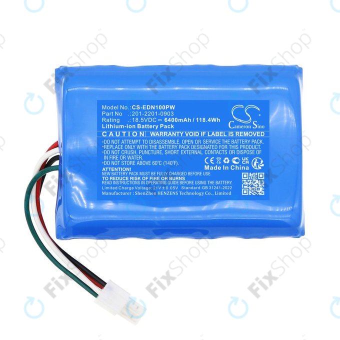 Akku batterie für Ecovacs BAIZE, G1-800, GX-600, GOAT G1, 6400mAh, Li-Ion, 18.5V, 201-2201-0903, HQ