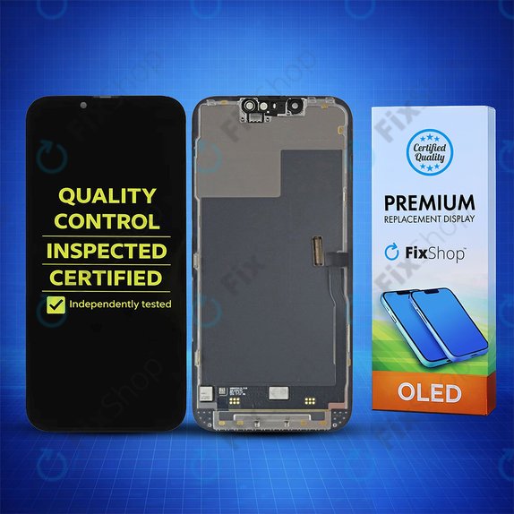 Apple iPhone 13 Pro - LCD Display + Touchscreen front Glas + Rahmen Hard OLED FixPremium