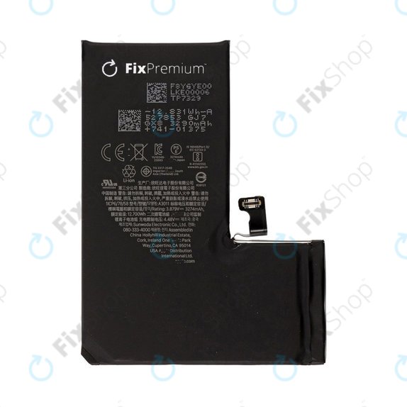 Batterie für iPhone 15 Pro, 3274mAh, DIAGNOSTIC