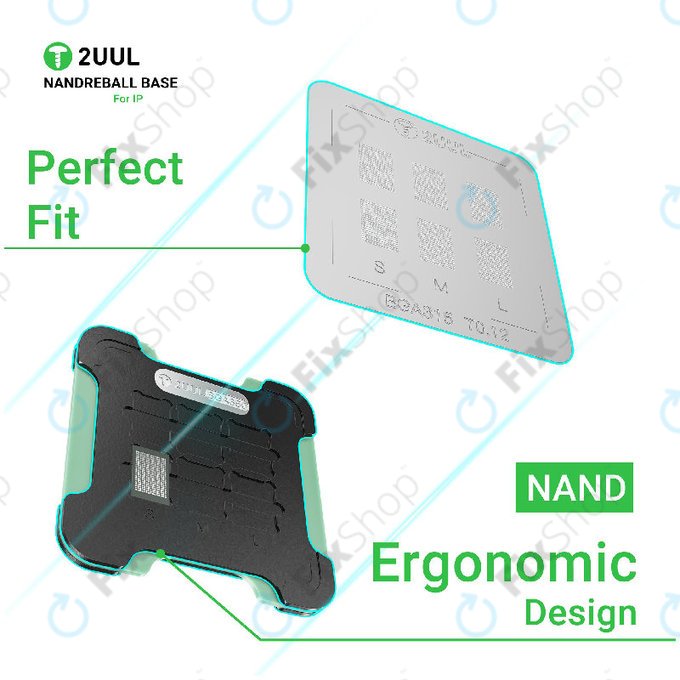 Magnetische NAND Reballing-Station, doppelseitig, 2UUL BH16