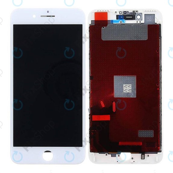 Apple iPhone 7 Plus - LCD Display + Touchscreen Front Glas + Rahmen (White) TFT