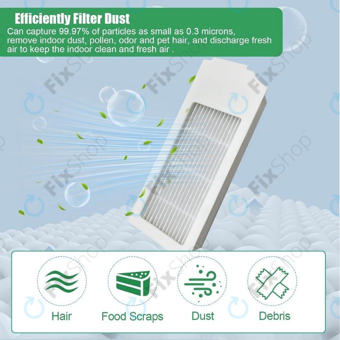 Ecovacs Deebot N20, N20 Plus, N20 Pro Plus - HEPA-filter