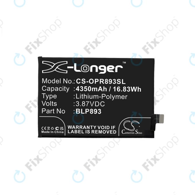 Realme GT 2 Pro 5G, GT Neo 2 5G - Akku Batterie BLP887 2150mAh HQ