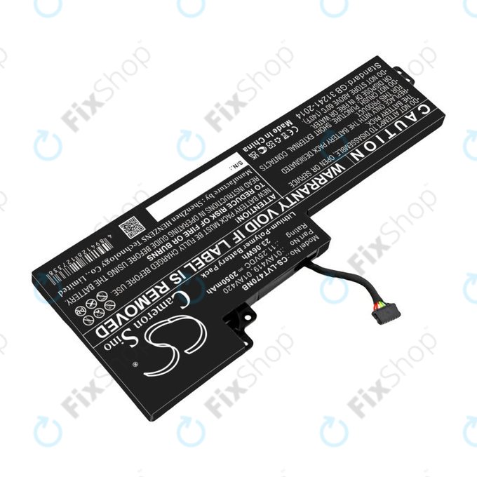 Akku batterie für Lenovo Thinkpad A285, T470, T480, 2050mAh, Li-Pol, 11.25V, 01AV419, HQ