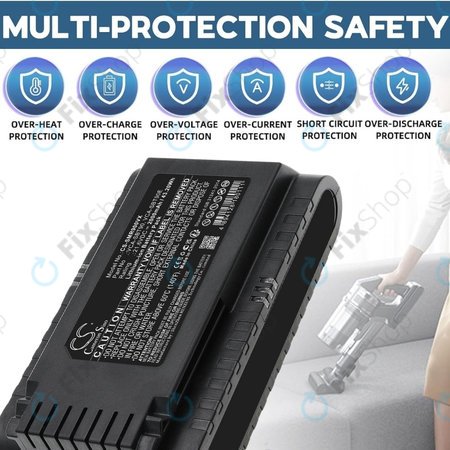 Samsung Jet 75, 75 Multi, 75 Premium, VS70, 90, VS9000 - Akku Batterie VCA-SBT90, VCA-SBT90E, DJ96-00221A Li-Ion 21.6V 2000mAh HQ