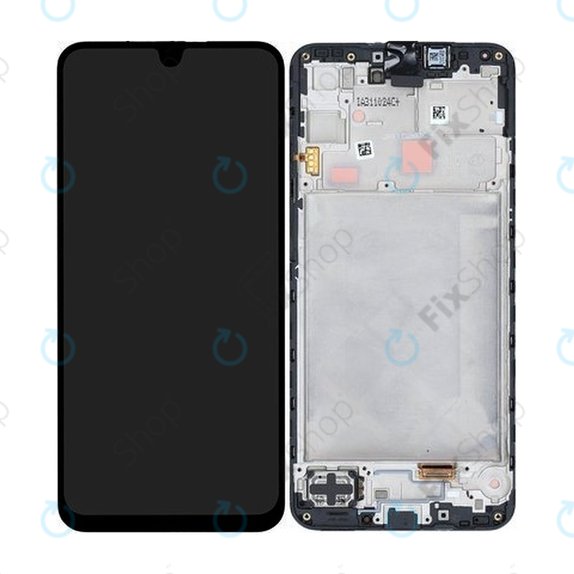 Display für Samsung A16 4G, Black, Touchscreen-Glas mit Rahmen, GH82-36253A, Genuine Service Pack
