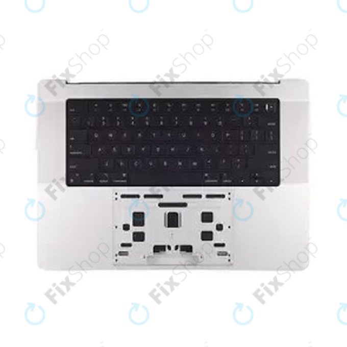 Oberer Tastaturrahmen für MacBook Pro 14", A3112 (2024), mit US-Tastatur und Akku, Silver, 661-42513, Genuine Apple