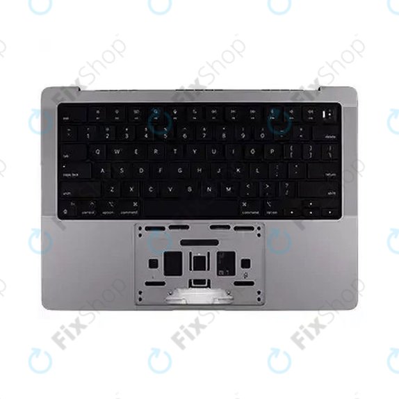Oberer Tastaturrahmen für MacBook Pro 14", A2918 (2023), mit US-Tastatur und Akku, Space Black, 661-37958, Genuine Apple