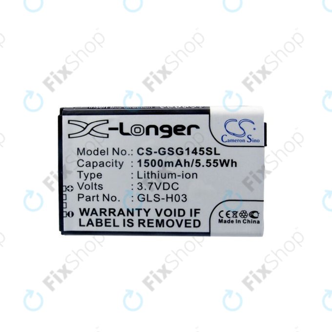 Akku batterie für Gigabyte GSmart G1345, 1500mAh, Li-Ion, 3.7V, GLS-H03, HQ