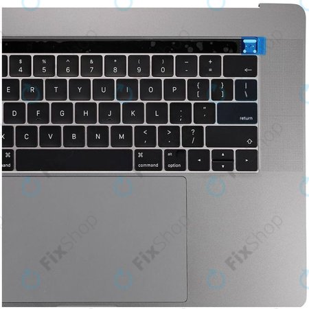 Apple MacBook Pro 15" A1707 (Late 2016 - Mid 2017) - Oberer Rahmen Tastatur + Tastatur US + Mikrofon + Trackpad + Redner (Space Gray)