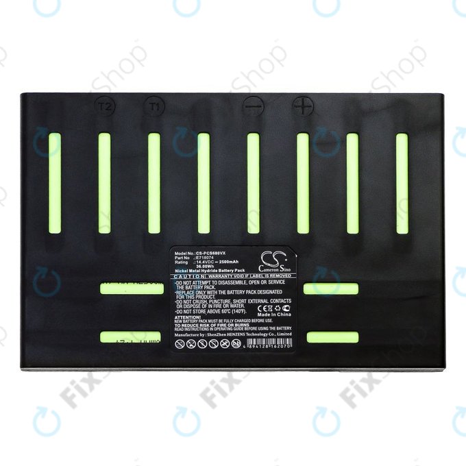 Akku batterie für Proscenic 902 Nono, Pro Coco, Robojet Air, 2500mAh, Ni-MH, 14.4V, E718074, HQ