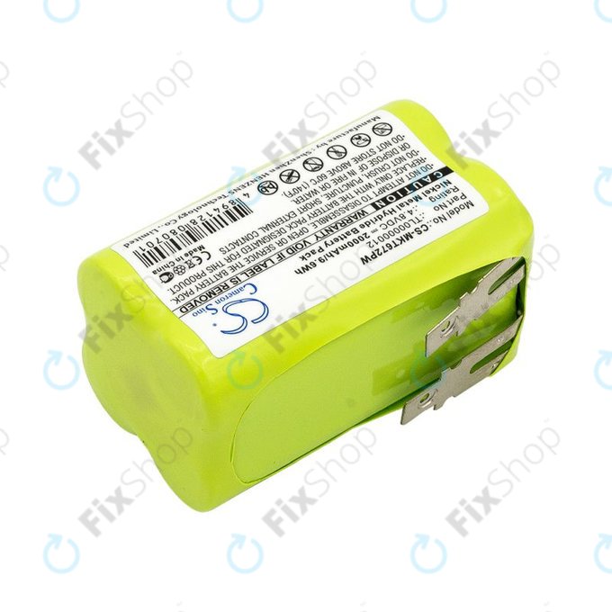 Akku batterie für Makita 6722D, 6723DW, 2000mAh, Ni-MH, 4.8V, TL00000012, HQ