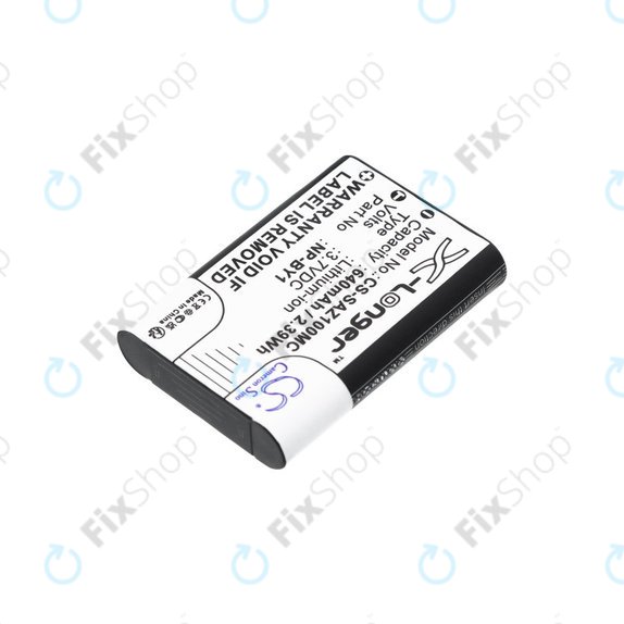 Batterie für Sony HDR-AZ1, 640mAh, Li-Ion, 3.7V, NP-BY1, HQ