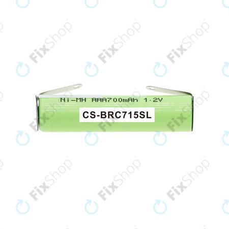 Akku batterie für Philips Norelco QC5055, Braun FreeControl 1715, 700mAh, Ni-MH, 1.2V, 4HGAE-LFU, HQ