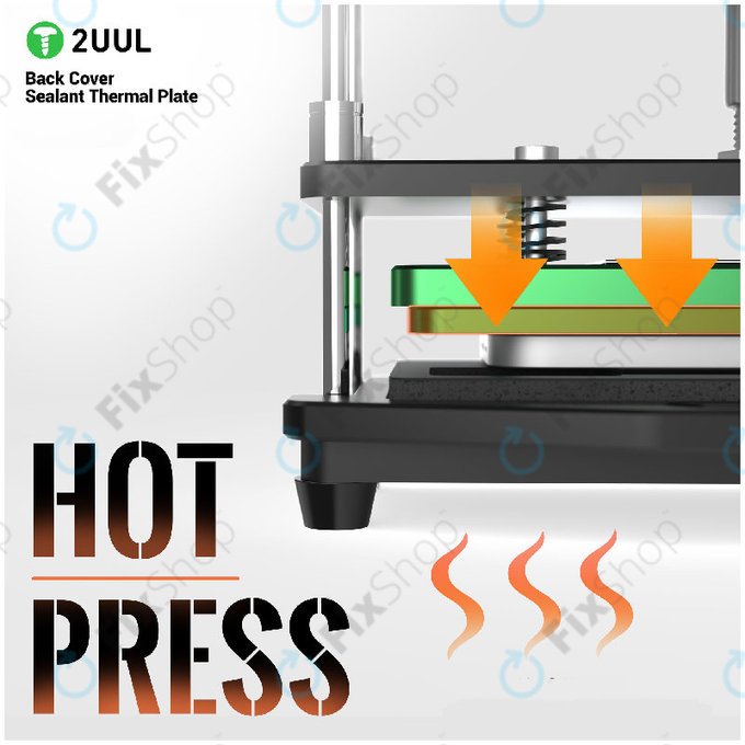 Thermoplatte zum Verpressen des Backcovers, 2UUL DA68, 2 Stk./Packung