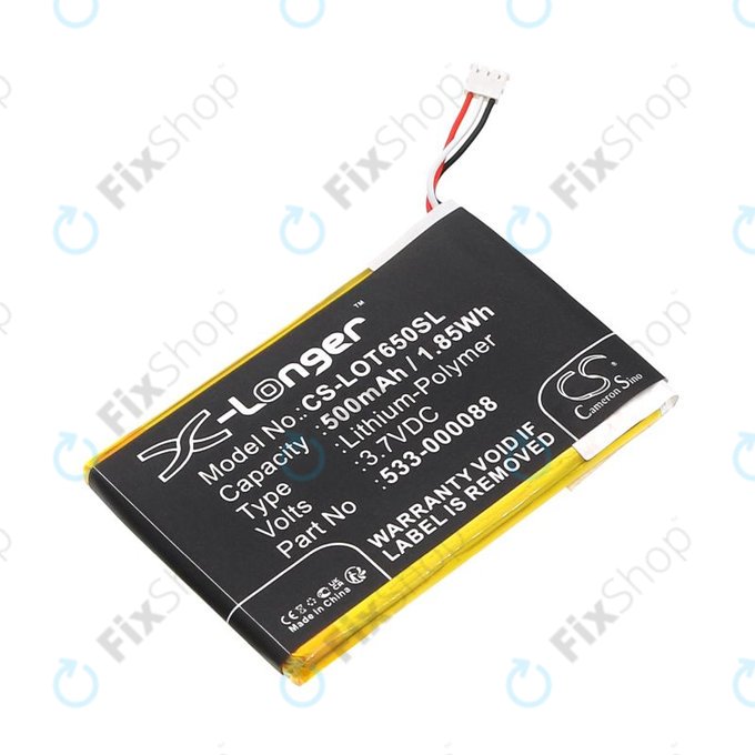 Akku batterie für Logitech Mx Master, 500mAh, Li-Pol, 3.7V, 533-000088, HB303450, HQ