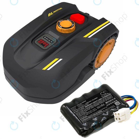 Akku batterie für Landxcape LX797, Ferrex 800m2 2021, 2500mAh, Li-Ion, 20V, LA0001, HQ