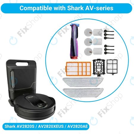 Shark AV2820S, AV2820XEUS, AV2820AE - Komplett-set