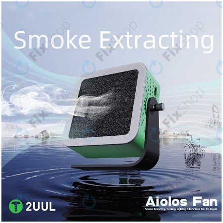 Lötrauchabsaugung und Kühlventilator mit LED-Beleuchtung, 2UUL DA98