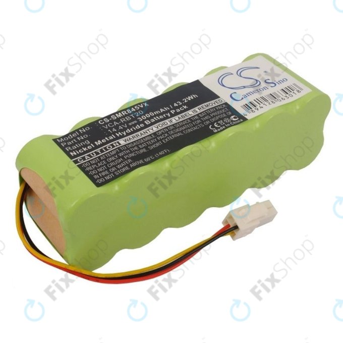 Samsung Navibot SR8840, SR8895, VCR8845 - Akku Batterie VCA-RBT20 Ni-MH 14.4V 3000mAh HQ