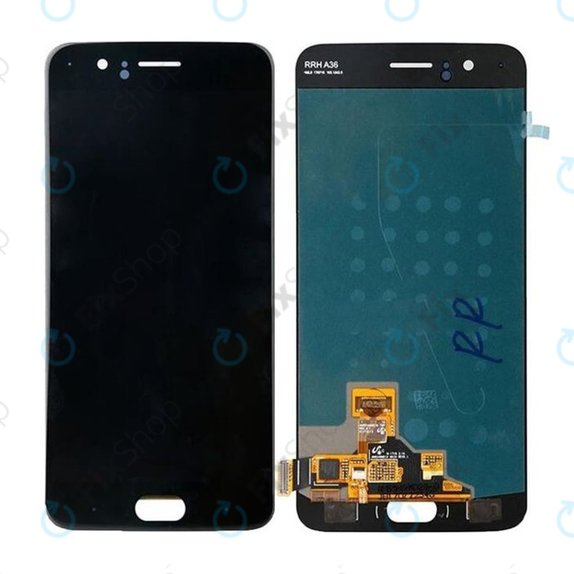 OnePlus 5 - LCD Display + Touchscreen Front Glas (Black) TFT