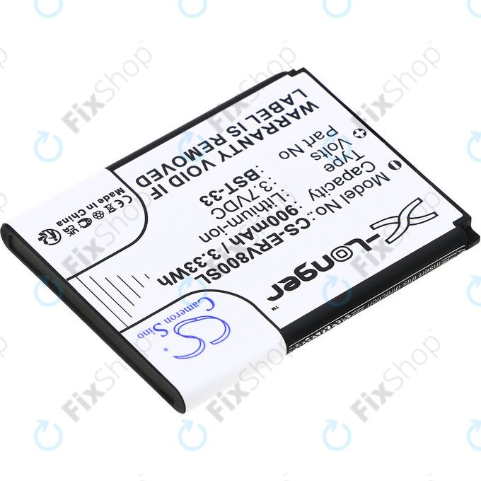 Batterie für Sony Ericsson W595, K790i, K800i, W850i, W900i, W950i, 900mAh, Li-ion, 3.7V, BST-33, HQ
