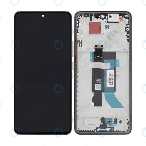 Xiaomi Poco X7 24095PCADG - LCD Display + Touchscreen Front Glas + Rahmen (Green) - 5600020O16P00 Genuine Service Pack