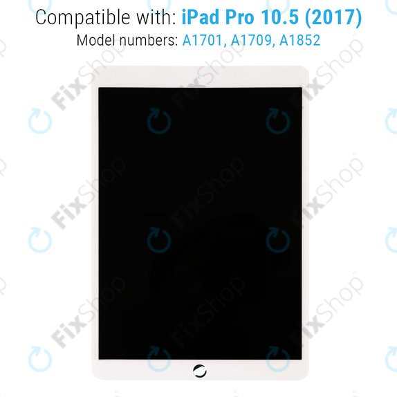 Apple iPad Pro 10.5 (2017) - LCD Display + Touchscreen Front Glas (White) Refurbished