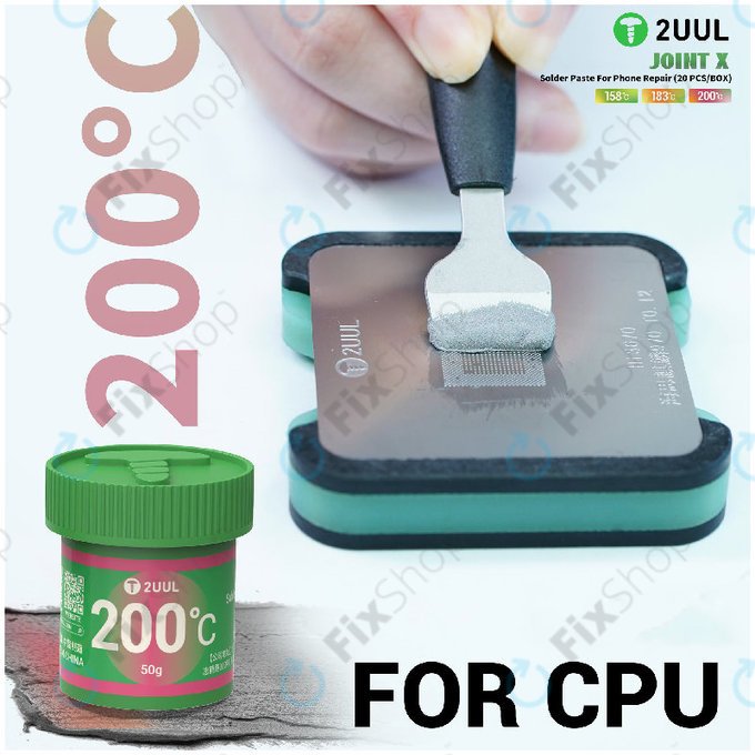 Lötpaste, Hochtemperatur, 2UUL FS200, (200C)