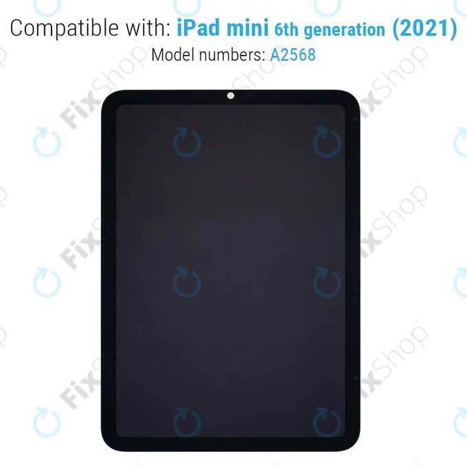 Apple iPad Mini 6 - LCD Display + Touchscreen Front Glas Refurbished