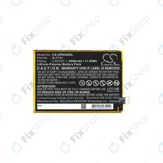 Oppo A52 - Akku Batterie BLP781 3000mAh HQ