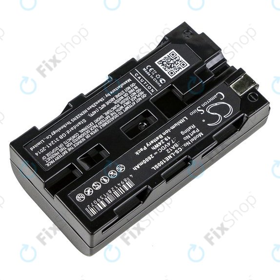 Akku batterie für Line 6 James Tyler Variax, Line 6 JTV Guitar, 2600mAh, Li-Ion, 7.4V, BA12, HQ