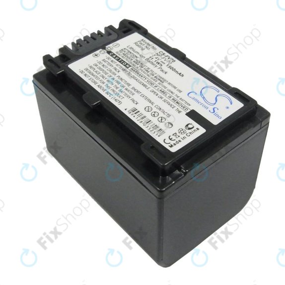 Akku batterie für Sony DCR-DVD, HC, SR, HDR-CX, HC, PJ, XR, NEX-VG, 1500mAh, Li-Ion, 7.4V, NP-FV70, HQ