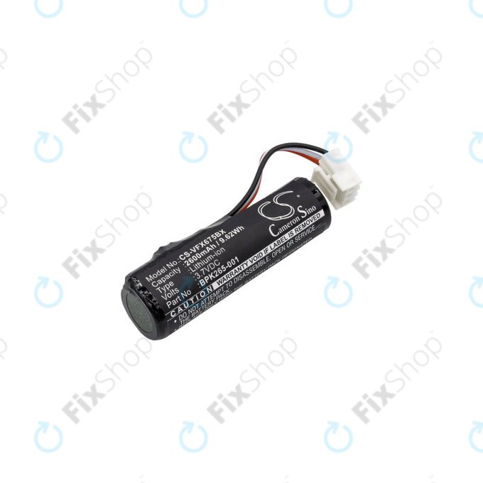 Batterie für Verifone Vx675, Vx690, C680, 2600mAh, Li-Ion, 3.7V, BPK260-001, HQ