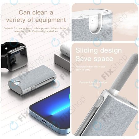 Multifunktionales Telefon- und Kopfhörer-Reinigungsbürsten-Set 5in1