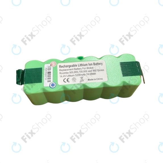 iRobot Roomba 600, 700, 800, 900-series - Akku Batterie 2130LI, 4502233, 4374392 Li-Ion 14.4V 5200mAh