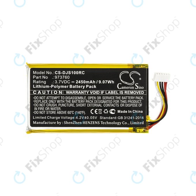 Akku batterie für DJI Mavic Pro, Air, Spark, 2450mAh, Li-Pol, 3.7V, 973760, HQ