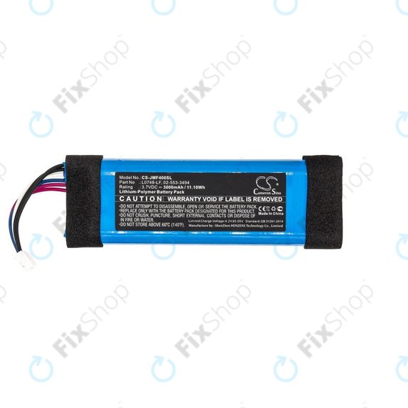 JBL Flip Essential, Flip 3 Stealth Edition - Akku Batterie L0748-LF, 02-553-3494, GSP872693 3000mAh HQ