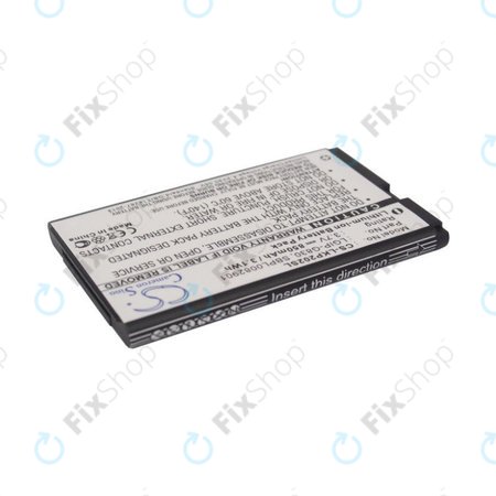 Batterie für LG KG120, 850mAh, Li-Ion, 3.7V, LGIP-G830, HQ